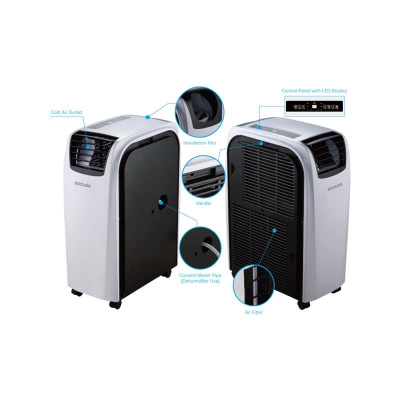 Sinclair AMC-14P Mobile Klimaanlage Kühlen + Heizen 4,0 kW für 1 Raum mit 40 - 45 m² | R290