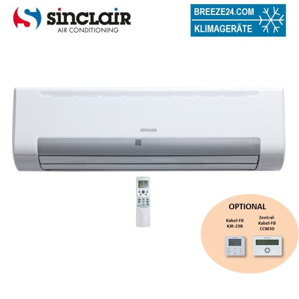 Sinclair SF-250HM2 Wandgerät Kaltwasser 2-Leiter 2,6 kW für 1 Raum mit 25 - 30 m²