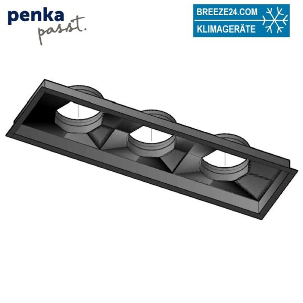 Penka Kanaladapter KAD7020x3d12 für Daikin FDXM25 - 35 | FNA25 - 35 mit ISO13mm