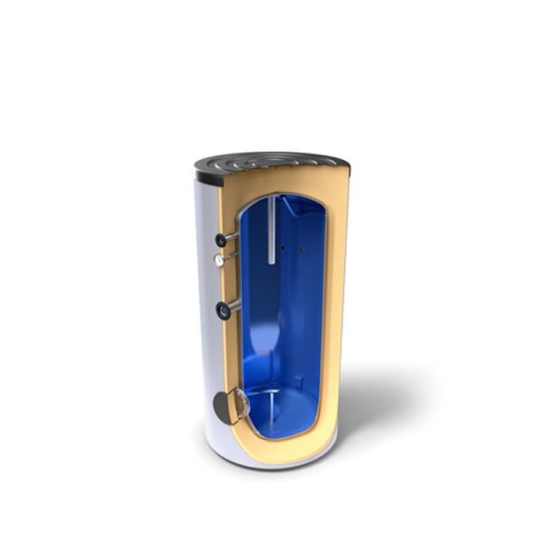 TESY EV 200 65 A PS Pufferspeicher emailliert für Warmwasser 200 L ohne Wärmetauscher
