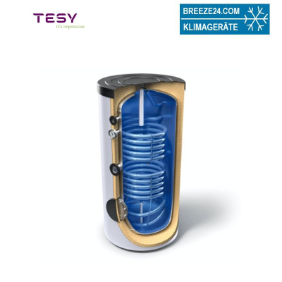TESY EV7/5S2 200 60 Pufferspeicher emailliert für Solar-/Boileranlagen 200 L mit 2 Wärmetauscher