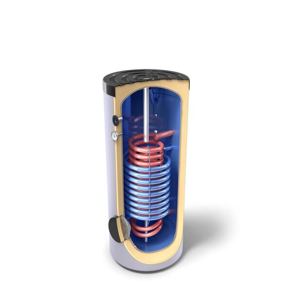 TESY EV 12S+17S 400 65 Pufferspeicher emailliert für Solar-/Boileranlagen 400 L mit 2 Wärmetauscher
