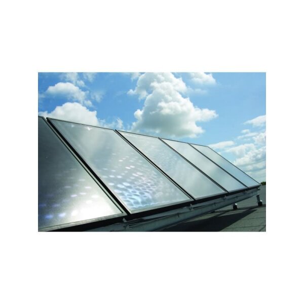 Daikin Solarthermie Set für 3 Personen Haushalt - Solaris Druckanlage Aufdach 2 x EKSV21P Solarpanel