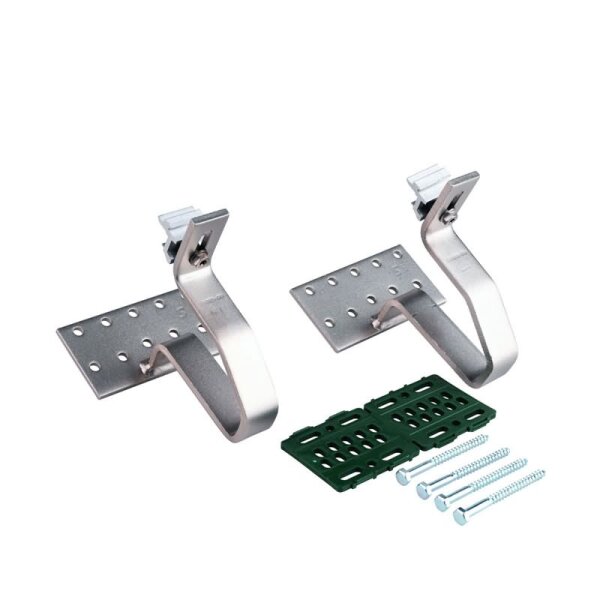Daikin Solarthermie Set für 7 Personen Haushalt Solaris Druckanlage Aufdach 4 x EKSV21P Solarpanel