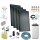 Daikin Solarthermie Set für 7 Personen Haushalt Solaris Druckanlage Aufdach 4 x EKSV21P Solarpanel