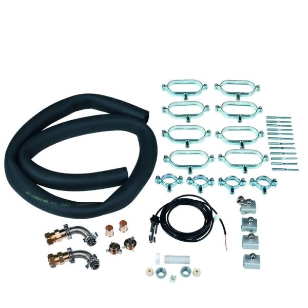 Daikin Solarthermie Set für 7 Personen Haushalt Solaris Druckanlage Indach 4 x EKSV21P Solarpanel