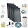 Daikin Solarthermie Set für 7 Personen Haushalt Solaris Druckanlage Indach 4 x EKSV21P Solarpanel