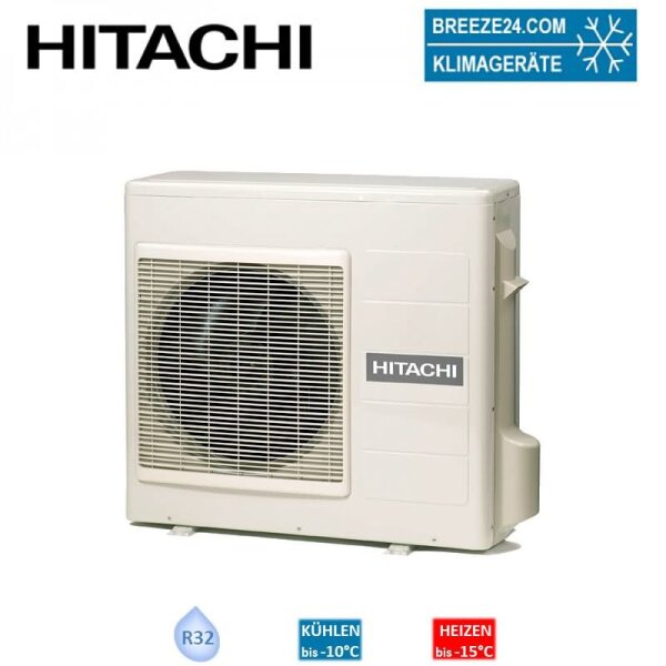 Hitachi RAM-53NP2E 5,3 kW Multi-Split Außengerät für 2 Inneneinheiten | R32