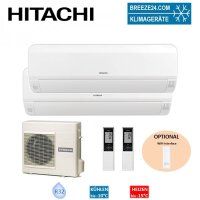 Hitachi Set 2 x Wandgeräte Performance 1,5/2,0 kW...