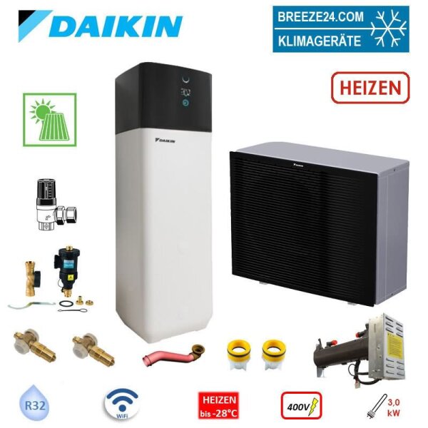Daikin Altherma 3 H MT ECH2O EPRA10EW1 + ETSHB12P50E Wärmepumpe+Hydromodul biva Speicher 500L HS 3kW