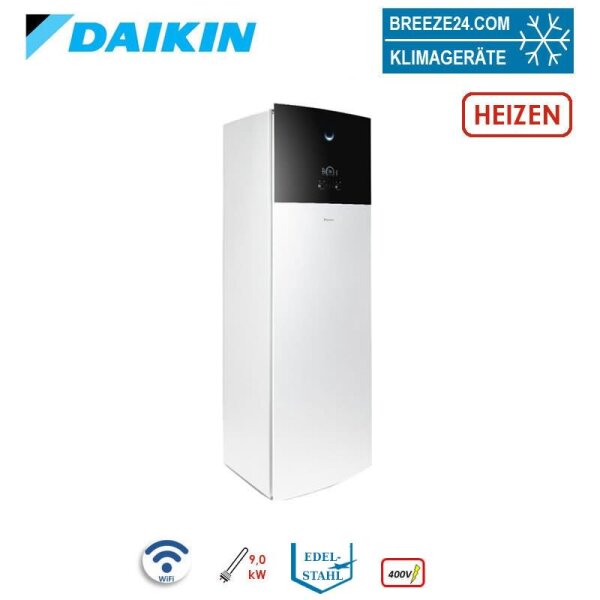 Daikin Altherma 3 H MT F ETVH12S23E9W Hydrobox/Speicher 230 Liter WiFi Heizstab 9 kW Heizen 400 Volt
