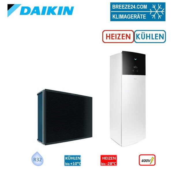 Daikin Altherma 3 H MT F Set EPRA12EW1 + ETVX12S18E9W Wärmepumpe+Hydromodul mit Speicher 180L 12 kW