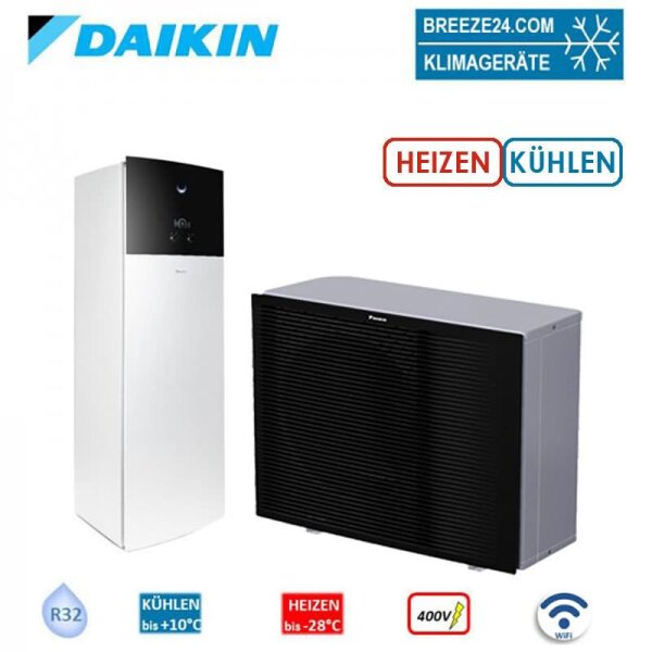 Daikin Altherma 3 H MT F Set EPRA08EW1 + ETVX12S23E9W Wärmepumpe+Hydromodul mit Speicher 230L 8 kW
