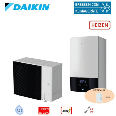 Daikin Altherma 3 R M Set ERLA11DW1 11kW + EBBH11D6V Wärmepumpe+Hydromodul Heizen Heizstab 6kW 400V