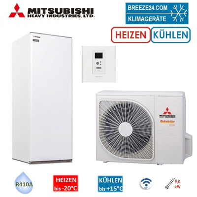 Mitsubishi Heavy Hydrolution Set FDCW71VNX-A + HMA100-S Wärmepumpe + Hydromodul/Speicher 180L R410A