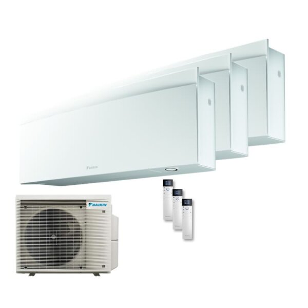 Daikin Set 3 Wandgeräte Emura WiFi 3,5/4,8 kW - FTXJ35AW + 2 x FTXJ50AW9 + 4MXM80A8 R32 Klimaanlage