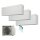 Daikin Set 3 Wandgeräte Stylish WiFi 4,2 kW 3 x FTXA42CW + 4MXM80A8 R32 Klimaanlage