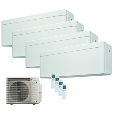 Daikin Set 4 Wandgeräte Stylish WiFi 2,0 kW - 4 x FTXA20CW + 4MXM68A8 R32 Klimaanlage