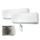 Daikin Set 2 Wandgeräte Perfera 5,0 kW | FTXM50A + 4MXM80A8 R32 Klimaanlage WiFi