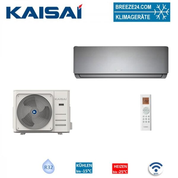 Kaisai Set Wandgerät Geo KGE-18GRHI + KGE-18GRHO | WiFi | 5,3 kW | Raumgröße 55 - 60 m² | R32