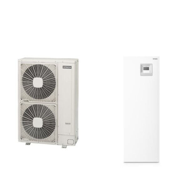 Hitachi Yutaki S Combi 11 kW RAS-4WHVNPE + RWD-4.0NW1E-220S Wärmepumpe + Hydromodul/Speicher 220 L