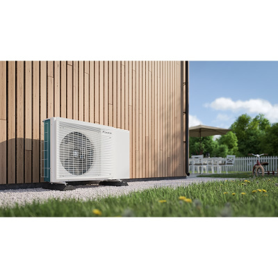 Daikin Altherma 3 M EBLA04E3V3 WiFi Monoblock Wärmepumpe Heizen/Kühlen 4,0 kW mit Heizstab 3 kW 230V