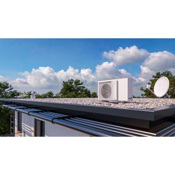 Daikin Altherma 3 M EBLA06E3V3 WiFi Monoblock Wärmepumpe Heizen/Kühlen 6,0 kW mit Heizstab 3 kW 230V