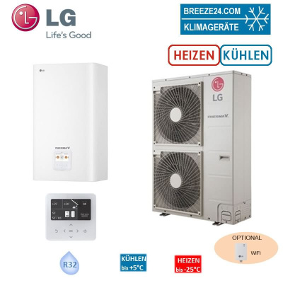 LG THERMA V Wärmepumpen Set HU161MRB.U30 + HN1600MC.NK1 Wärmepumpe + Hydromodul 16,0 kW