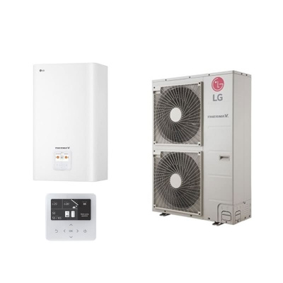LG THERMA V Wärmepumpen Set HU161MRB.U30 + HN1600MC.NK1 Wärmepumpe + Hydromodul 16,0 kW