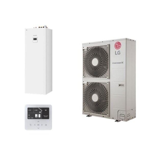 LG THERMA V Wärmepumpen Set HU123MRB.U30 + HN1616Y.NB1 Wärmepumpe+Hydromodul/Speicher 200L 12kW 400V