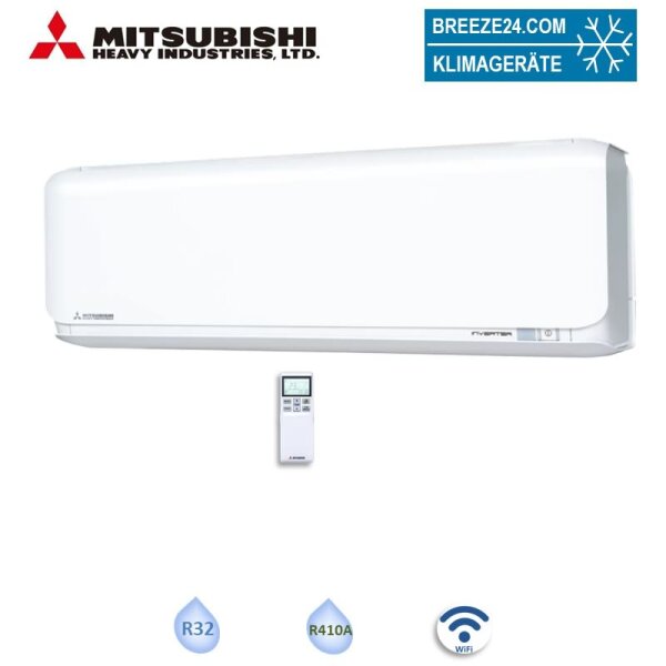 Mitsubishi Heavy Wandgerät SRK25ZSX-WF 2,5 kW WiFi weiss | Raumgröße 25 - 30 m²