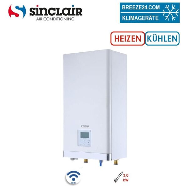 Sinclair S-THERM YUKON MSH-60IB/3 Hydrobox WiFi mit Heizstab 3 kW