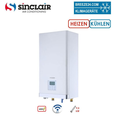 Sinclair S-THERM YUKON MSH-100IB-3/9 Hydrobox WiFi mit Heizstab 9 kW 400 Volt