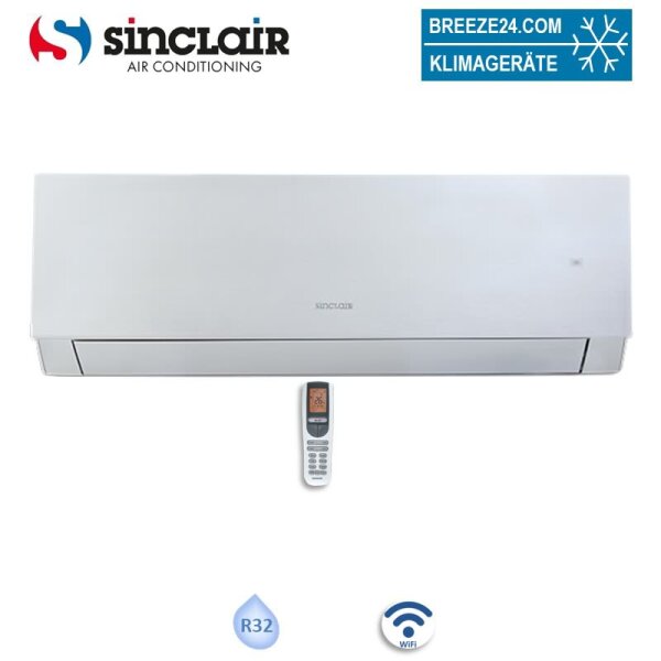 Sinclair Wandgerät MARVIN SIH-24BIMS | WiFi | 7,1 kW | silber | Raumgröße 70 - 75 m²