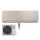 Sinclair Set Wandgerät MARVIN SIH-24BIMC + SOH-24BIM WiFi 7,1 kW champagner Raumgröße 70 - 75 m²