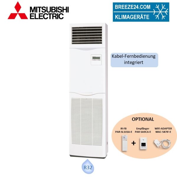 Mitsubishi Electric PSA-M100KA Tower 9,5 kW | Raumgröße 100 - 110 m² | Kühlen | Heizen | R32