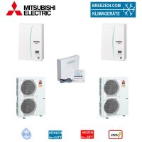 Mitsubishi Electric Wärmepumpen Kaskaden Set MZ...