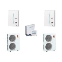 Mitsubishi Electric Wärmepumpen Kaskaden Set MZ...