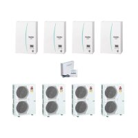 Mitsubishi Electric Wärmepumpen Kaskaden Set MZ...
