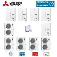 Mitsubishi Electric Wärmepumpen Kaskaden Set MZ...