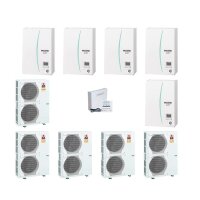 Mitsubishi Electric Wärmepumpen Kaskaden Set MZ...