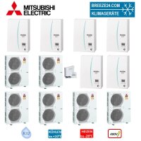 Mitsubishi Electric Wärmepumpen Kaskaden Set MZ...