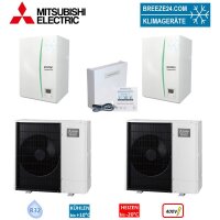 Mitsubishi Electric Wärmepumpen Kaskaden Set MP...