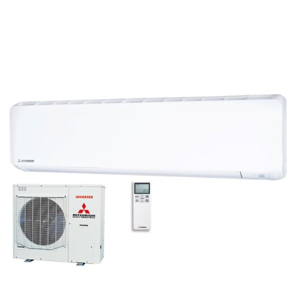 Mitsubishi Heavy Set SRK100ZR-WF + FDC100VSA-W Wandgerät 10,0 kW WiFi Raumgröße 100-110 m² R32 400V
