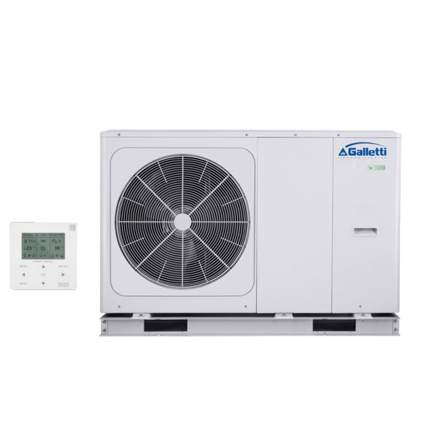 Galletti Kompakt Wärmepumpe MLI006HMAA WiFi 6.3 kW - 7.0 kW WiFi zum Heizen, Kühlen + Warmwasser