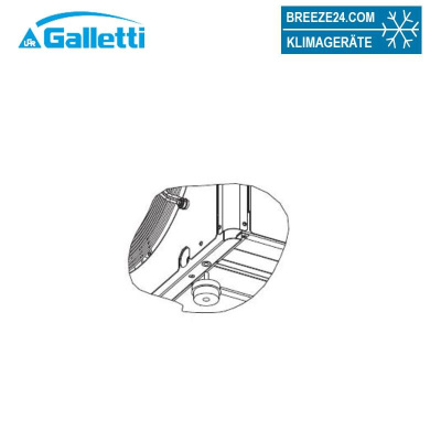 Galletti Gummivibrationsdämpfer RYPAMCA10  für Wärmepumpen der Serie MLI
