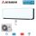 Mitsubishi Heavy Set SRK25ZS-WFB + SRC25ZS-W2 Wandgerät Schwarz/Weiss 2,5 kW WiFi Raumgröße 25-30 m²