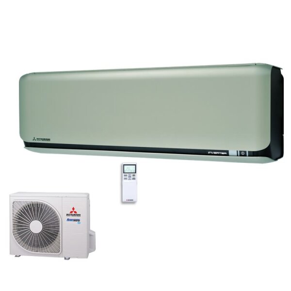 Mitsubishi Heavy Set SRK35ZSX-WFT + SRC35ZSX-W Wandgerät Titan 3,5 kW WiFi Raumgröße 35 - 40 m² R32