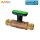 Heimeier Trinkwasser Kugelhahn GLOBODP20 Viega Pressanschluss 22 mm x 22 mm DN 20