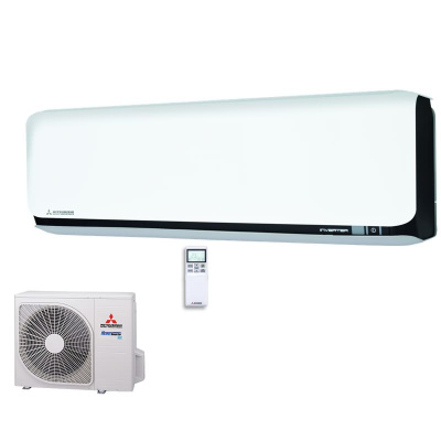 Mitsubishi Heavy Set SRK60ZSX-WFB + SRC60ZSX-W3 Wandgerät Schwarz/Weiss 6,1kW WiFi Raumgröße 60-65m²